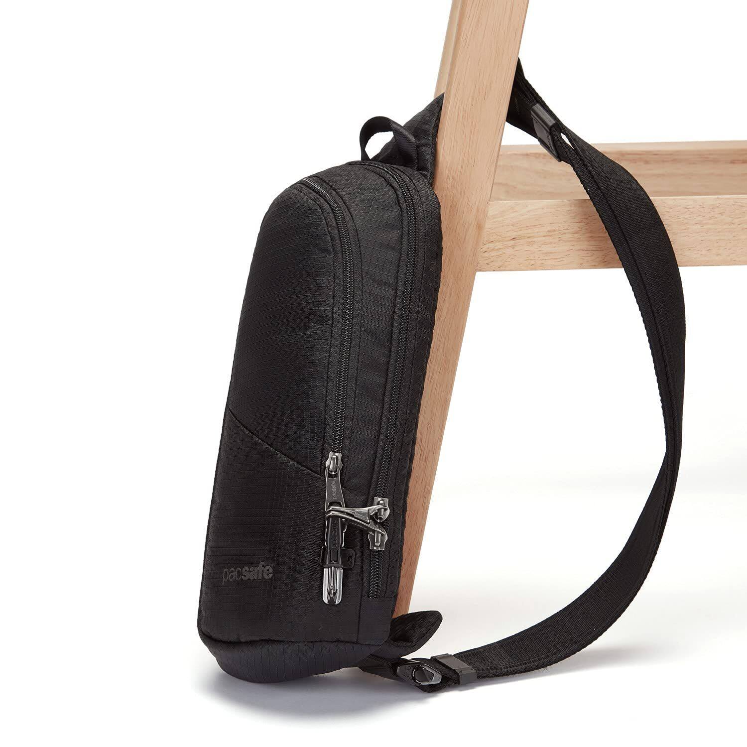 Pacsafe Vibe 150 Action Sling Pack Jet Black - Best Buy