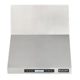 Kucht - 30 inches - Externally Vented - Wall Range Hood - Stainless Steel