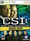 Front Detail. CSI: Deadly Intent - Xbox 360.