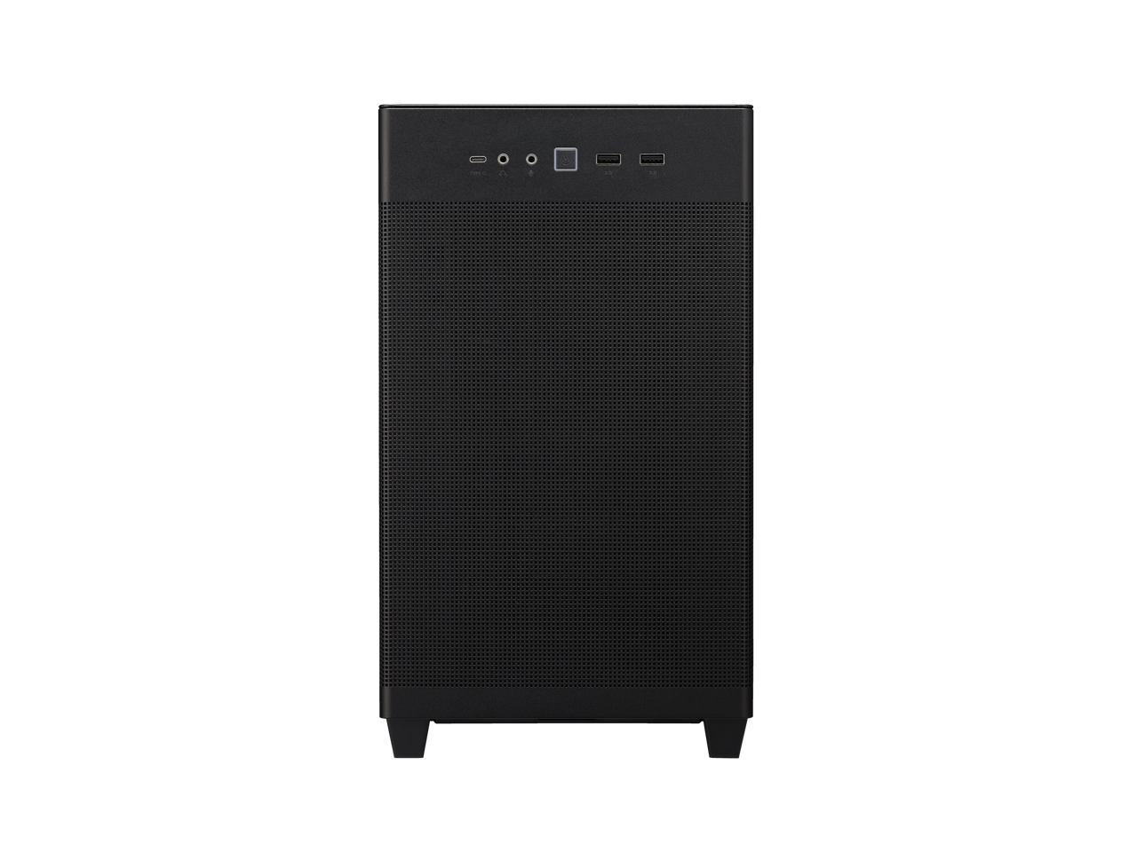 Alt View 1. ASUS - ASUS AP201 ASUS PRIME CASE TG BLACK Black Steel, Plastic/Steel, Plastic, TG Micro ATX Computer Case - Black.