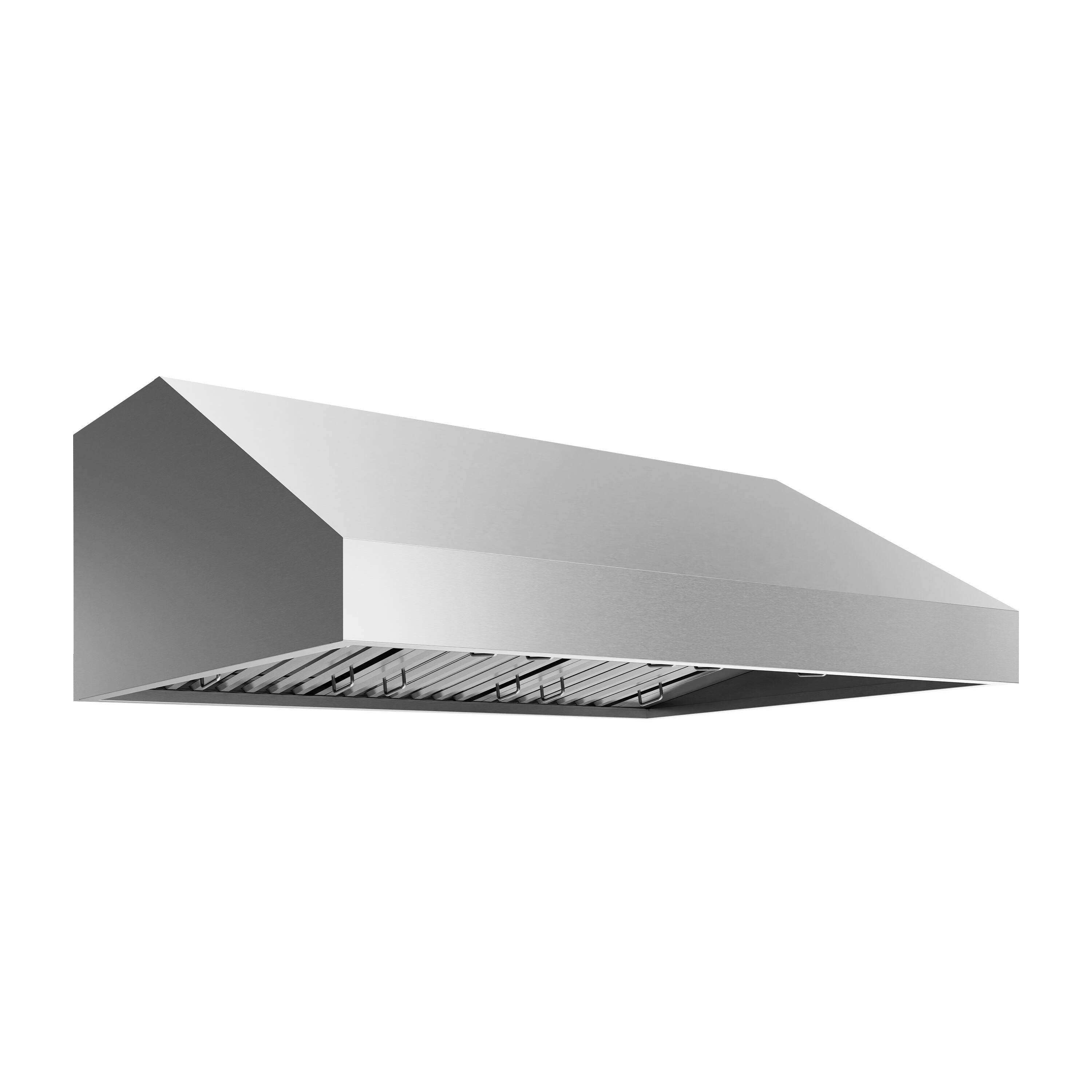 Back. ZLINE - ZLINE 48 in. Externally Vented Under Cabinet Outdoor Grill Range Hood (GOU1-48) - Stainless Steel.