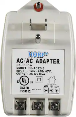 HQRP - 120V to 12V AC 40VA Transformer for Fountain Pump, Lighting Power Supplies, Audio Equipment 120v-to-12v, UL Listed