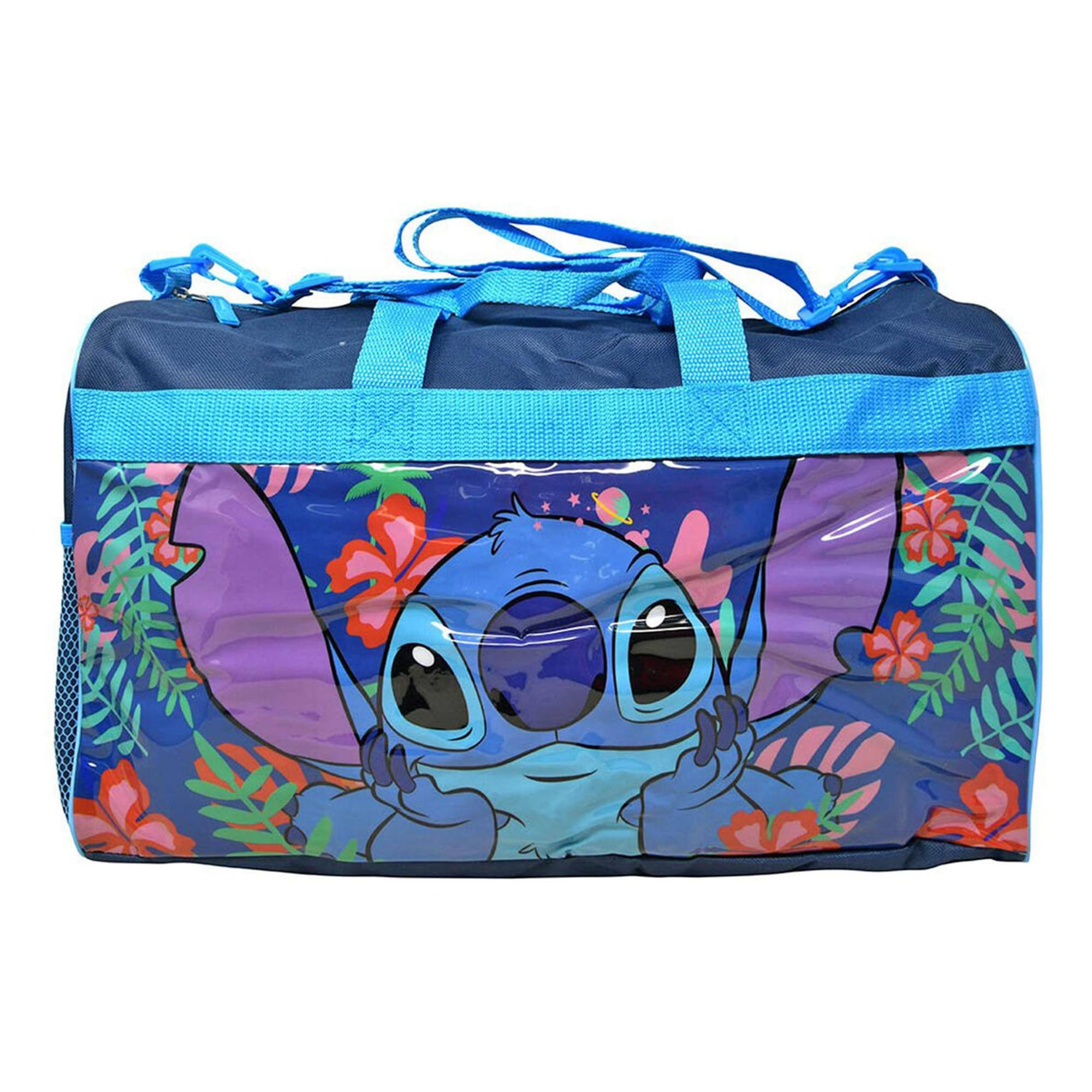 Alt View 1. Disney - Disney Lilo & Stitch Duffle Bag | 18" x 10" x 11" - Blue.