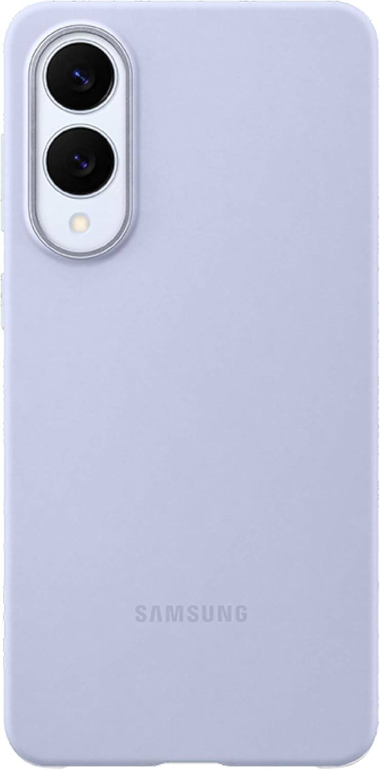 Left. Samsung - SAMSUNG SMSC-S25 Edge Silicone Case Light Blue - Light Blue.