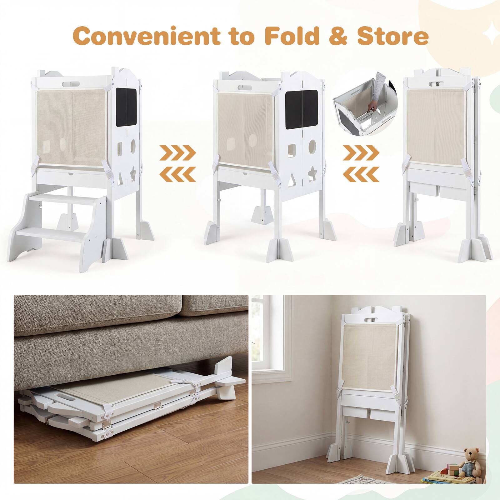 Convenient to Fold & Store