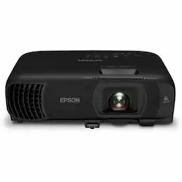 Epson - PowerLite 1290 3LCD Projector - 16:10 - Ceiling Mountable - 1920 x 1080 - Front, Ceiling, Rear - 1080p - Black