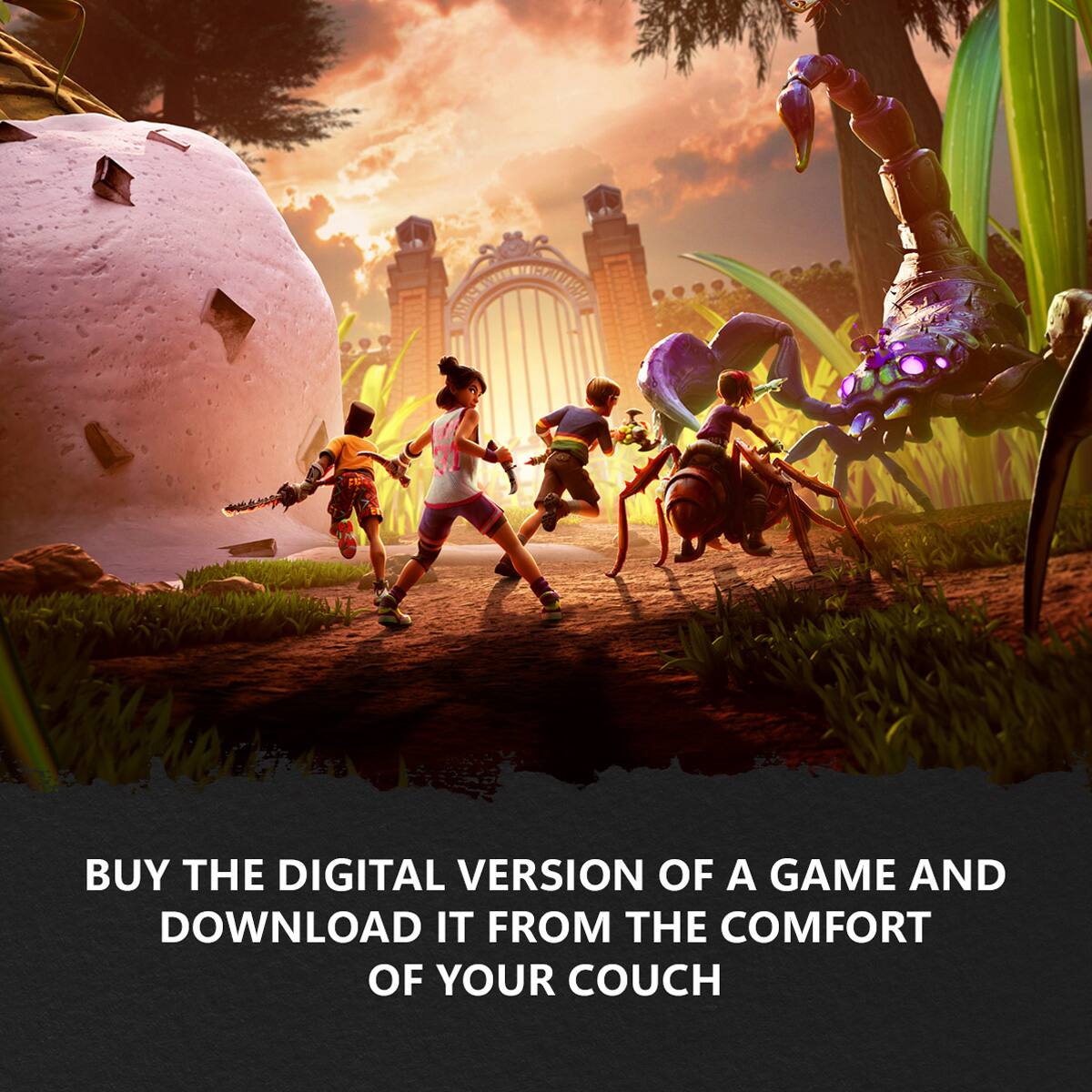 BUY THE DIGITAL VERSION OF A GAME AND DOWNLOAD IT FROM THE COMFORT OF YOUR COUCH