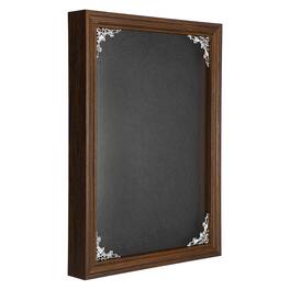 Unique Bargains - Shadow Box Frame, 11.7x8.2 Inch Wooden Display Case with Clear Glass for Photo Memorabilia Dried Flower - Brown