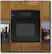 Front Standard. GE - 27" Built-In Single Electric Wall Oven - Black-on-Black.