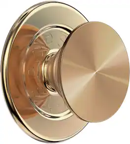 PopSockets - MagSafe PopGrip Universal Magnetic Grip & Stand with Adapter Ring for Cell Phones - Alum Radial Gold