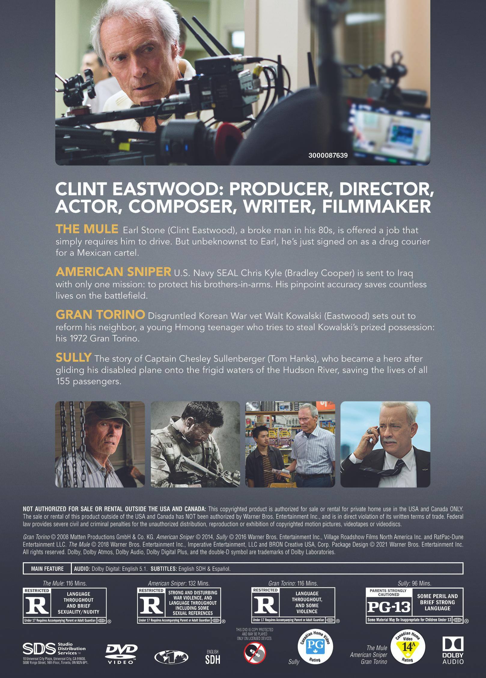 Back. Clint Eastwood 50th Celebration [DVD].