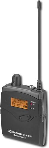 Angle Standard. Sennheiser - Wireless Receiver with In-Ear Headphones.
