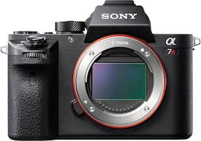 Sony - Alpha a7R II Full-Frame Mirrorless Camera (Body Only) - Black - Front_Zoom
