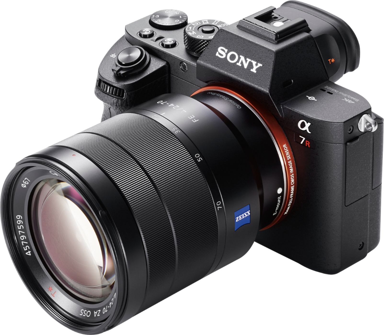 Best Buy: Sony Alpha a7R II Full-Frame Mirrorless 4k Video Camera (Body  Only) Black ILCE7RM2/B