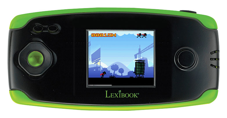 Best Buy: Lexibook Mini Arcade Center Gaming Console Green JL1800