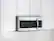 Alt View 12. Frigidaire - Gallery 1.5 Cu. Ft. Over-the-Range Microwave - Stainless Steel.