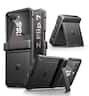 Dexnor - Case for Samsung Galaxy Z Flip 7 with Auto-Close Hinge Protection, Screen Protector, Full-Body Shockproof Bumper Cover - Black