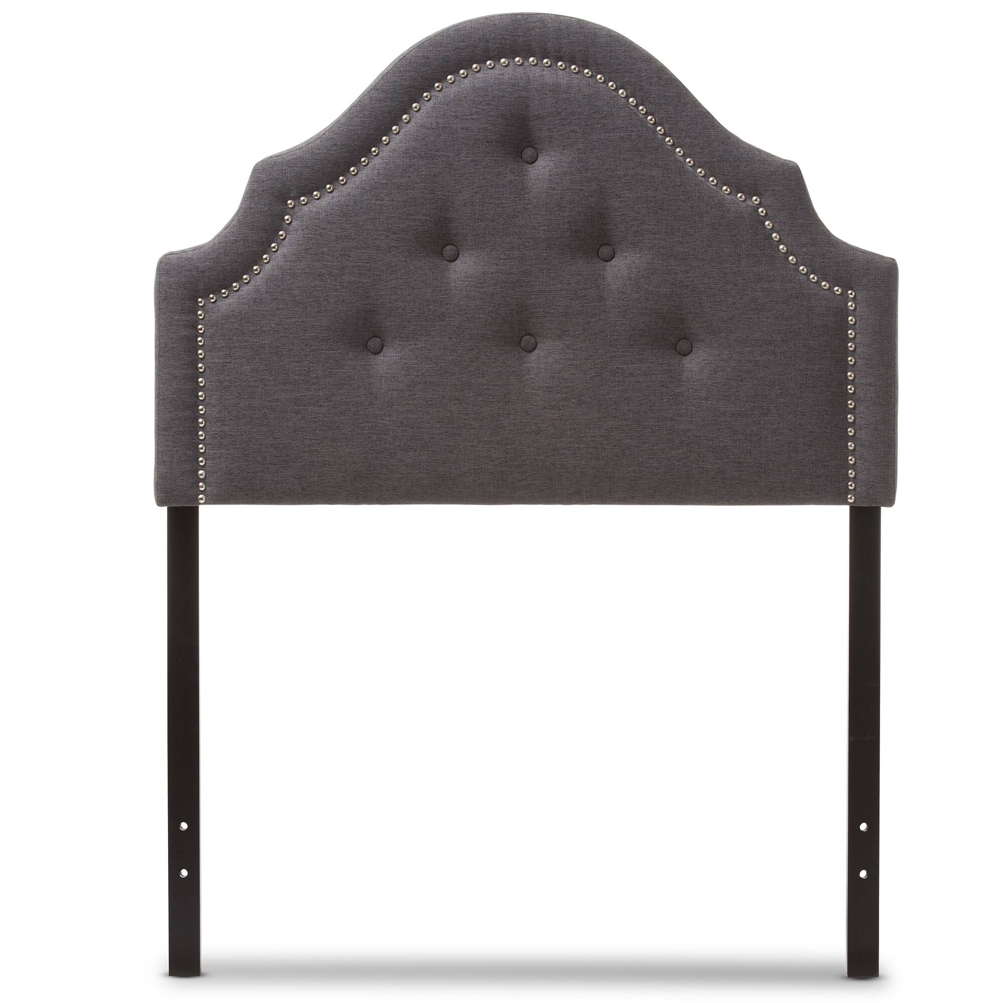 Baxton Studio - Cora Modern and Contemporary Fabric Upholstered Twin Size Headboard - Dark Gray price history on PriceWatchPro