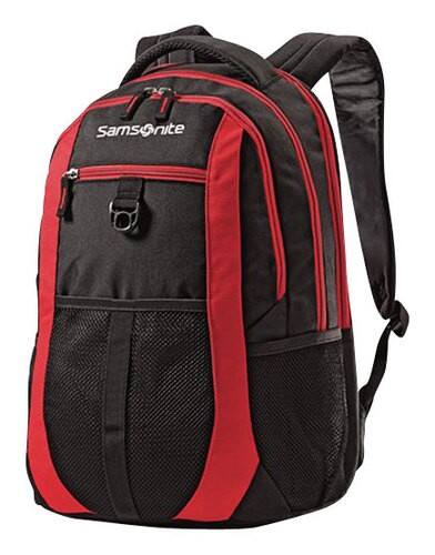 Front Standard. Samsonite - Sharon Backpack - Black/Red.