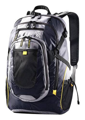 Front Standard. Samsonite - Mini Senior Backpack - Gray/Light Gray.