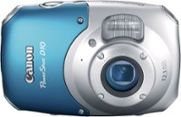 Front Standard. Canon - PowerShot D10 12.1-Megapixel Digital Camera - Blue.