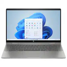 HP - Envy x360 2-in-1 15.6" Touchscreen Notebook - Ultra 5-125U with 8GB Memory - 512GB SSD - Mineral Silver