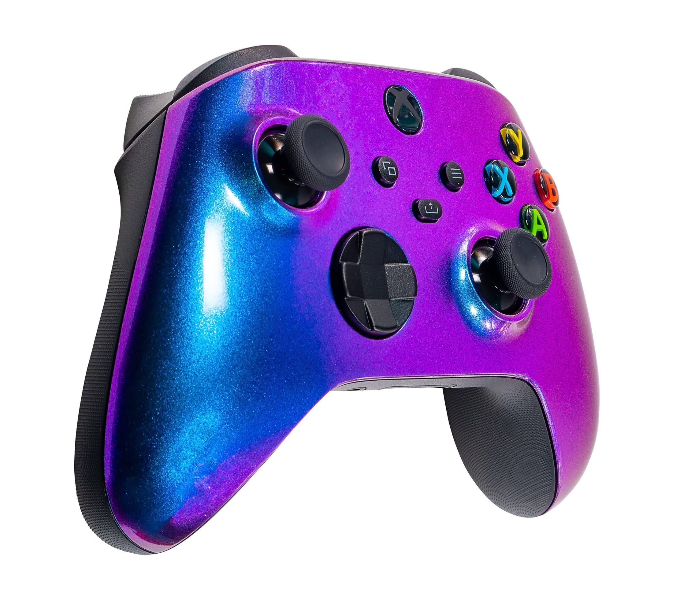 Alt View 5. HM 1810 - One Series X Custom Color Changing Controller - Chameleon Compatible With - RED XS.