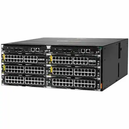Front. HP - Aruba CX 5420 Switch Chassis - 20 Ports - Manageable - Gigabit Ethernet, 10 Gigabit Ethernet - 1000Base-T, 10GBase-LRM - Unknown.