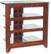 Angle. Sanus - 30'' Video Stand in Cherry - Cherry.