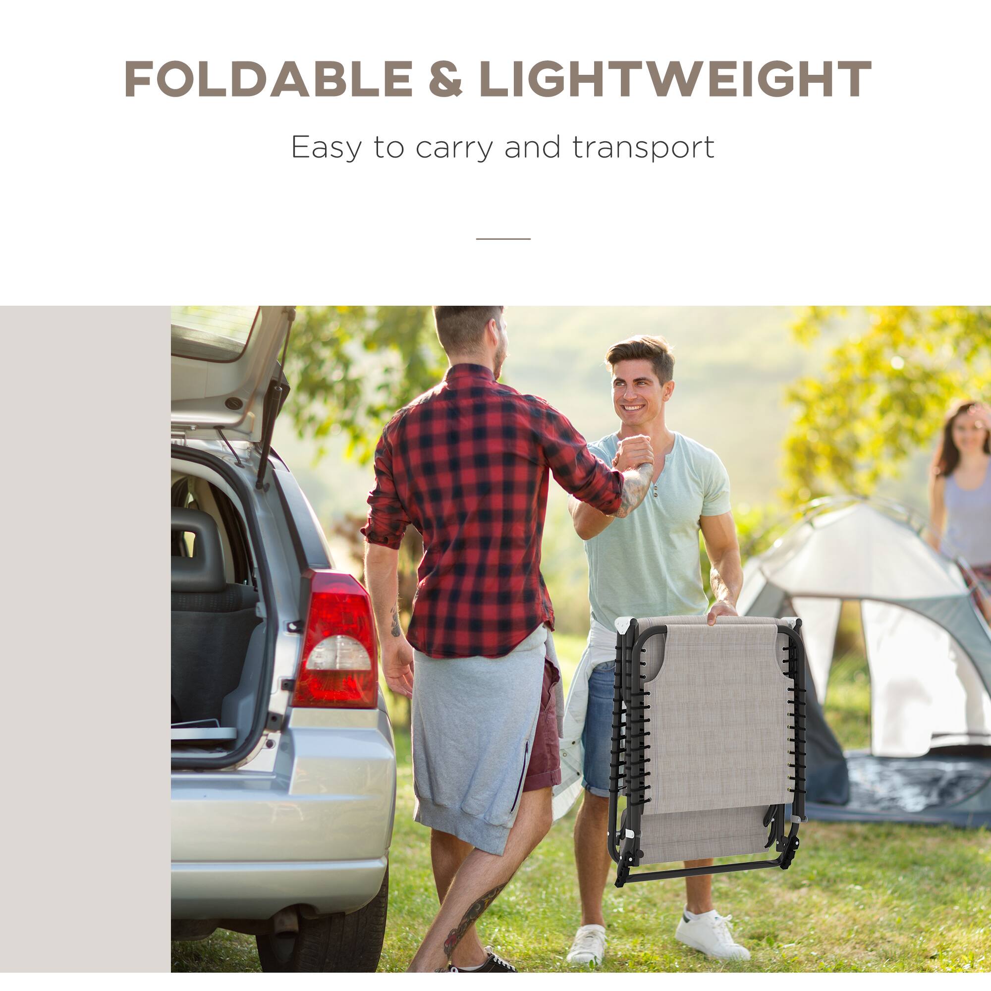 FOLDABLE & LIGHTWEIGHT  
Easy to carry and transport
