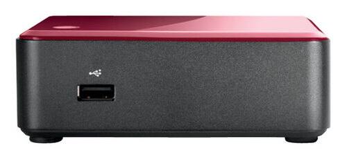 Front Standard. Intel - Next Unit of Computing Kit DC3217BY - Maroon.