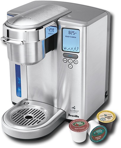  Breville - 1-Cup Coffeemaker - Stainless-Steel