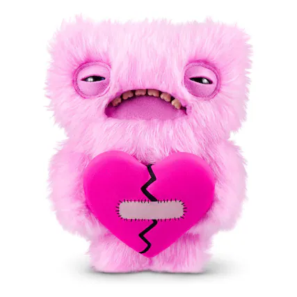 Front. ZURU - Fuggler Love Fuggs 9 Inch Plush | Pink - Pink.