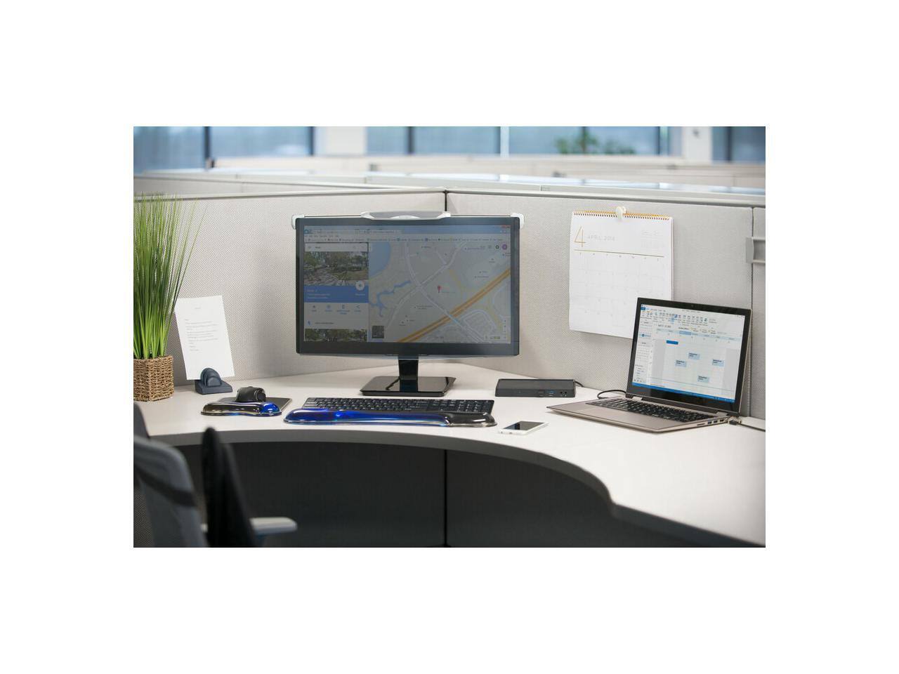 Alt View 2. Kensington - Kensington K58400WW FS270 Snap2 Privacy Screen for 25" - 27" Monitor - Light tint.