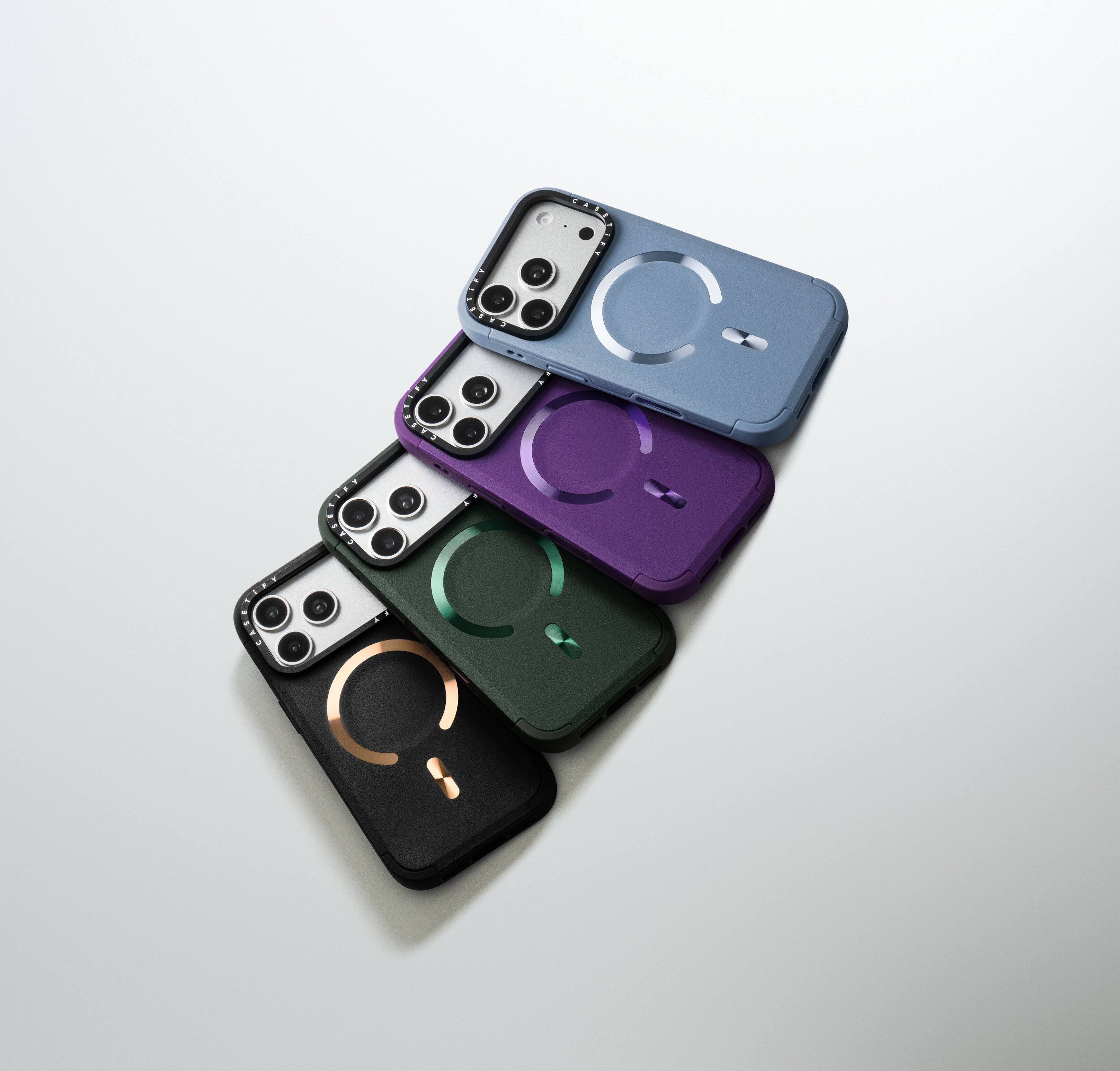 Alt View 2. CASETiFY - Force Case MagSafe Compatible for Apple iPhone 18 Pro and 17 Pro Devices - Forest.