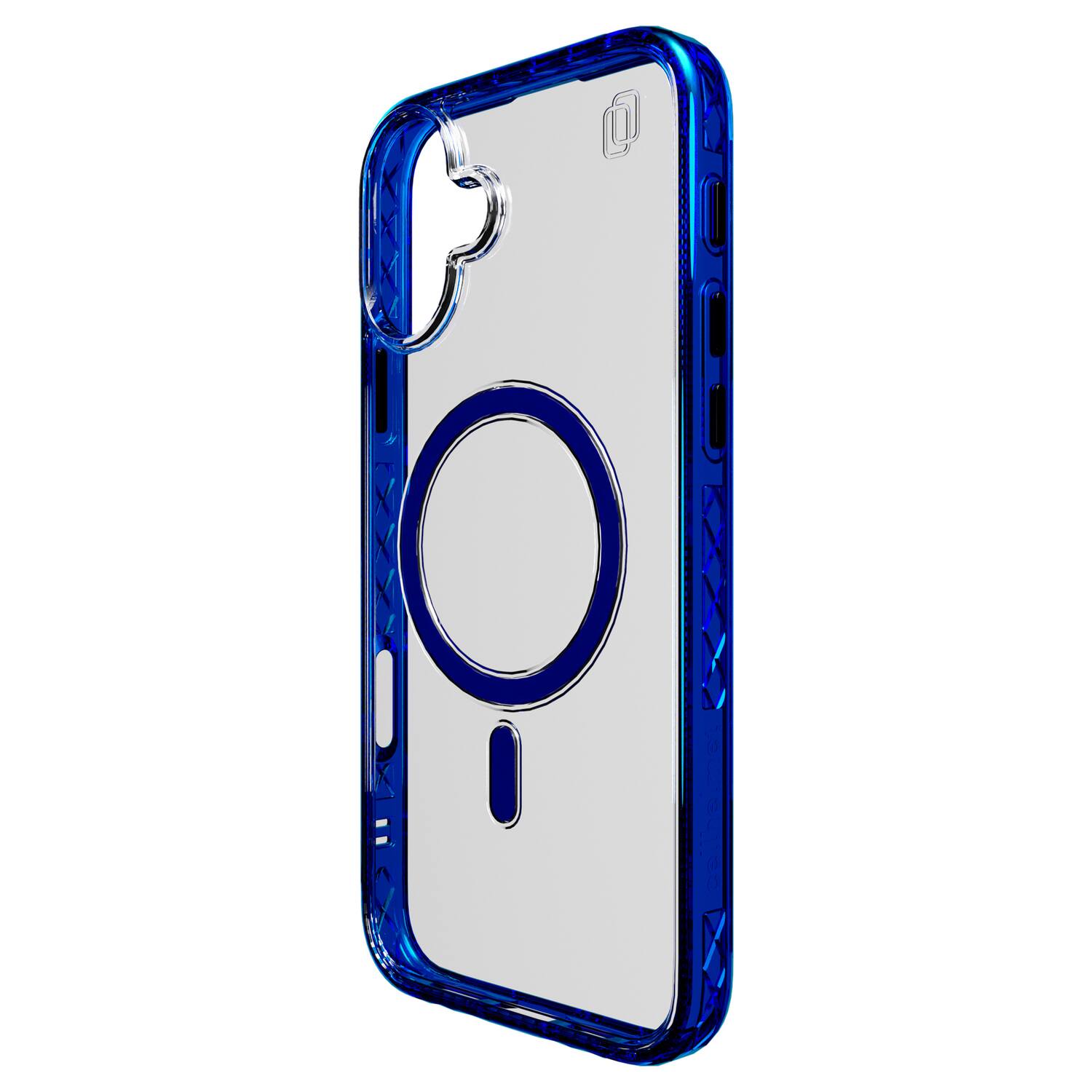Angle. Cellhelmet - Cellhelmet Cm-105-blu Magnitude Series Magsafe-compatible Case (iphone 16 Plus; Bermuda Blue) - blue.