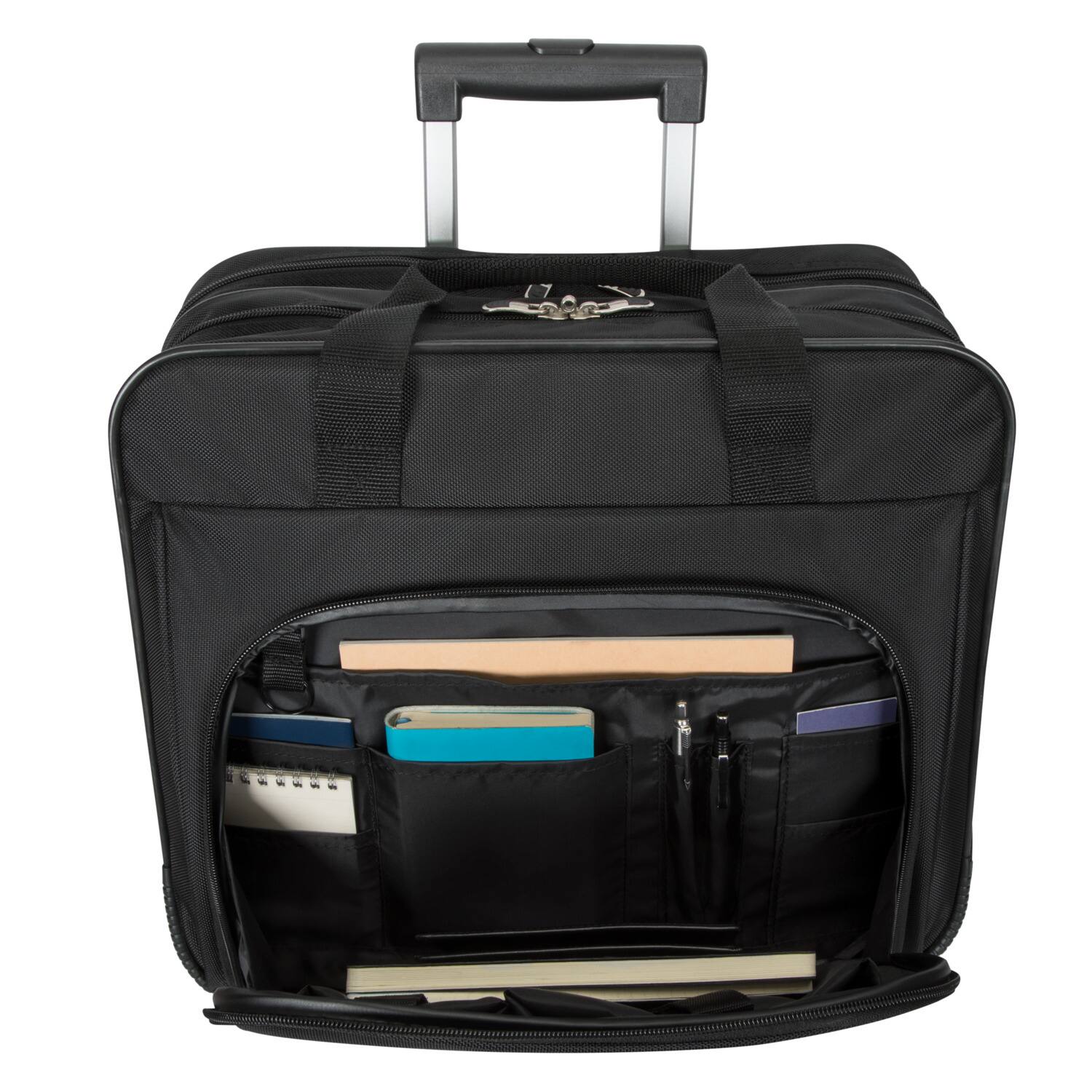 Alt View 25. Targus - Metro Rolling Laptop Case for 15.4" Laptop - Black.