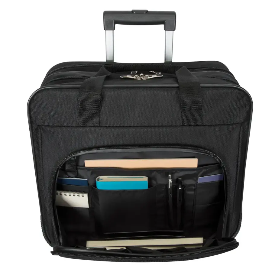 Targus Metro Rolling Laptop Case for 15.4" Laptop Black TBR003US - Best Buy