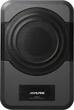 Alpine - 8" Powered Subwoofer System - Black - Larger Front