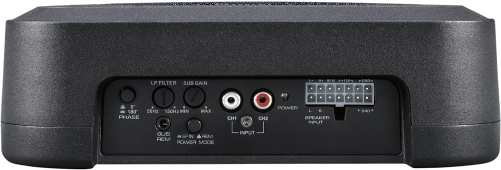 Alt View 11. Alpine - 8" Powered Subwoofer System - Black.