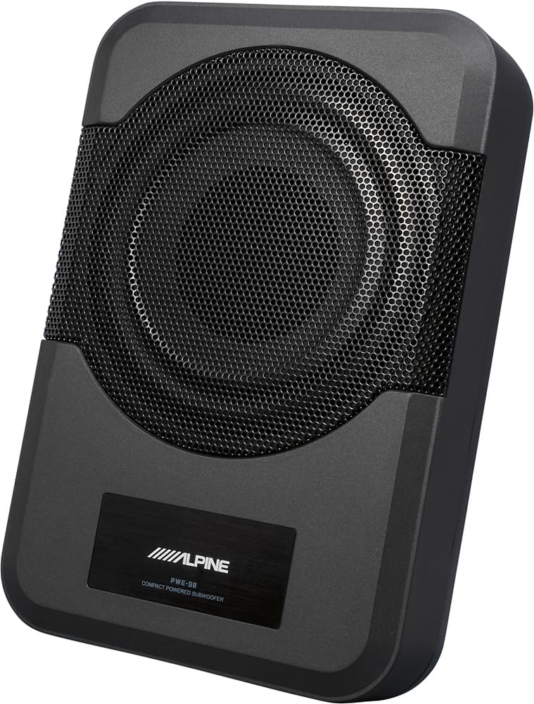Alt View 13. Alpine - 8" Powered Subwoofer System - Black.