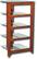 Angle Zoom. Sanus Systems - Natural Foundations A/V Series 5-Shelf System - Cherry.