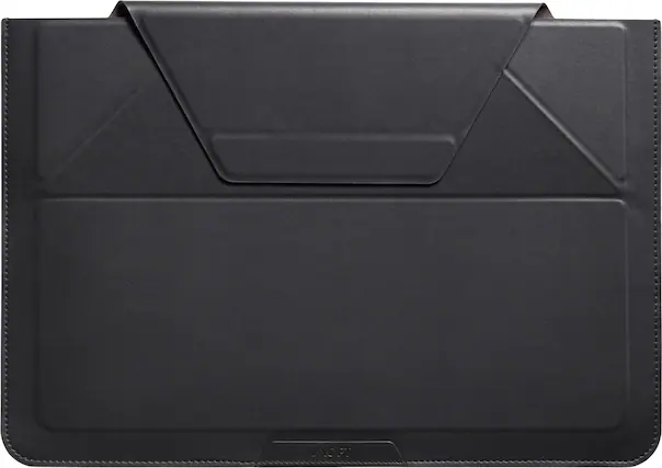 Front. MOFT - 3-in-1 Carry Sleeve, Stand & Storage for Apple Macbook Air / 14" Laptops - Black.