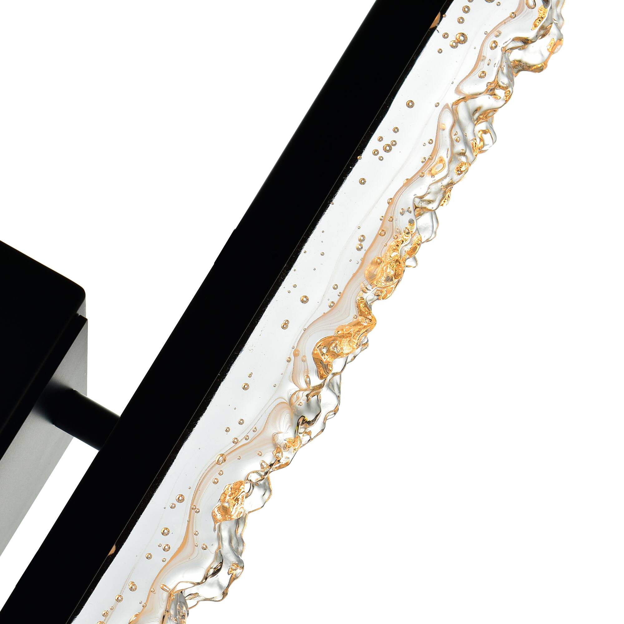 Alt View 1. CWI Lighting - Stagger Integrated LED Black Wall Light - Black.