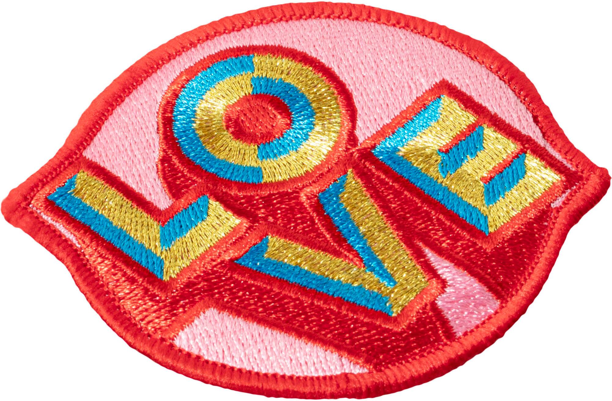 Alt View 12. LAUT - Magmoji MagSafe Phone Badge - LOVE - Pink/Red.