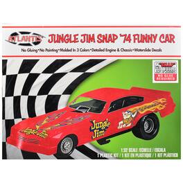 Model Kit 1974 Funny Car "Jungle Jim" (Snap-to-Build) 1/32 Scale Model by Atlantis