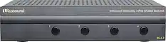 Front. Russound - 4-Pair Speaker Selector - Black.