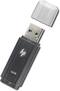 PNY - 16 GB USB 2.0 Flash Drive - Black-Front_Standard