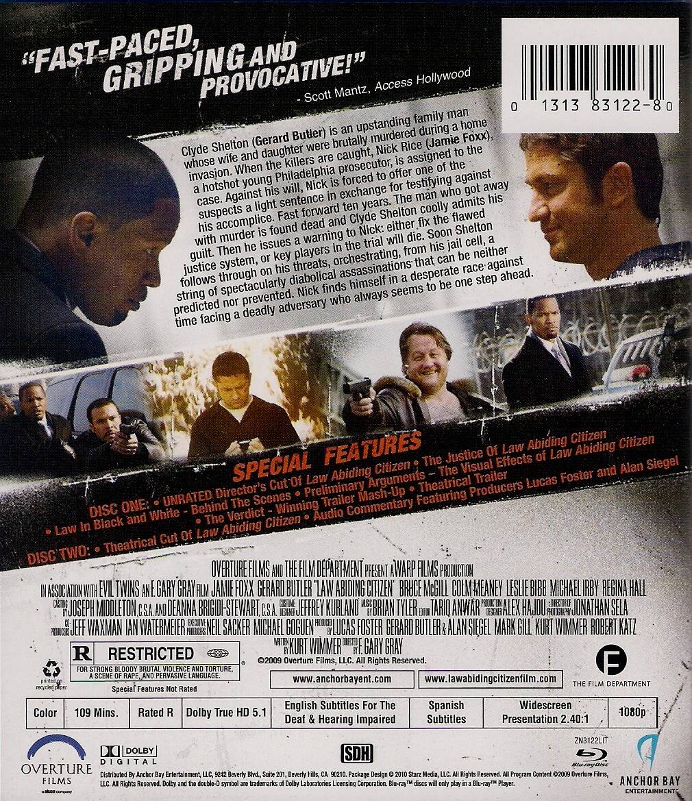 Alt View 1. Law Abiding Citizen   - BLU-RAY.