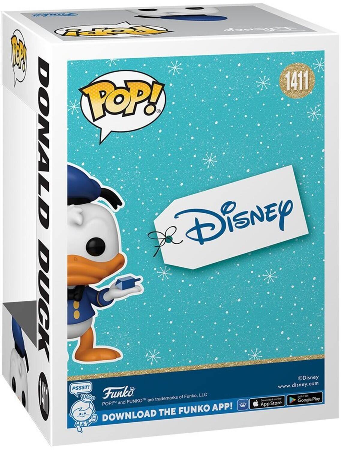 H ienty 1 1411 POP! DONALD Disney DUCK Disney PSSST! www.disney.com I 9RR Funk trademarks of Funko, LLC GETITON Play FUNKO are Google POPI and App Store APP! THE FUNKO DOWNLOAD